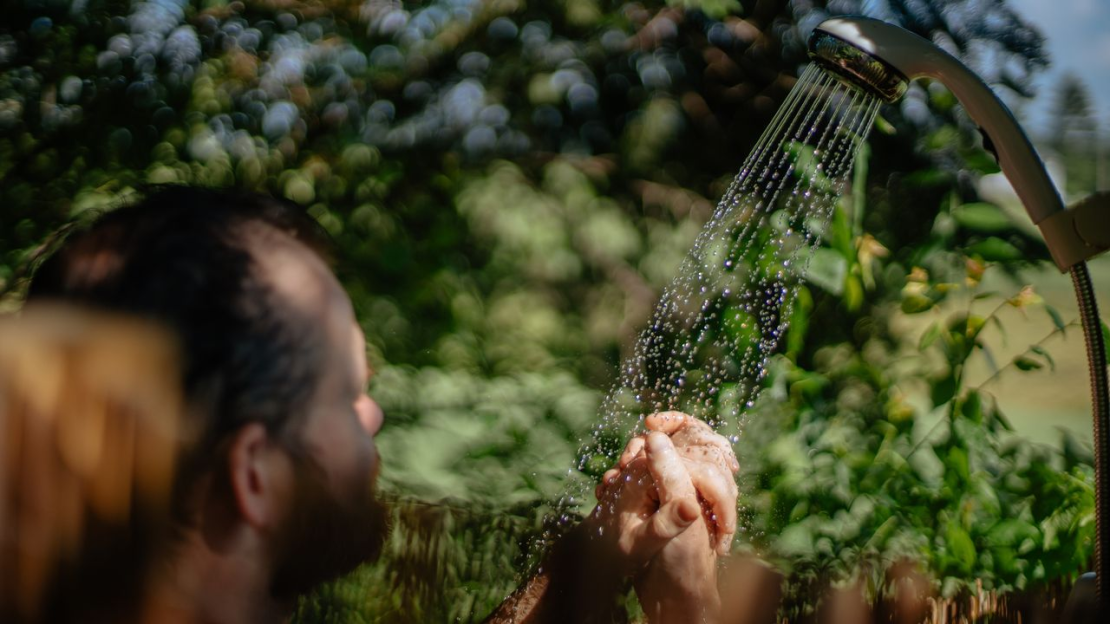 Kerti zuhany házilag